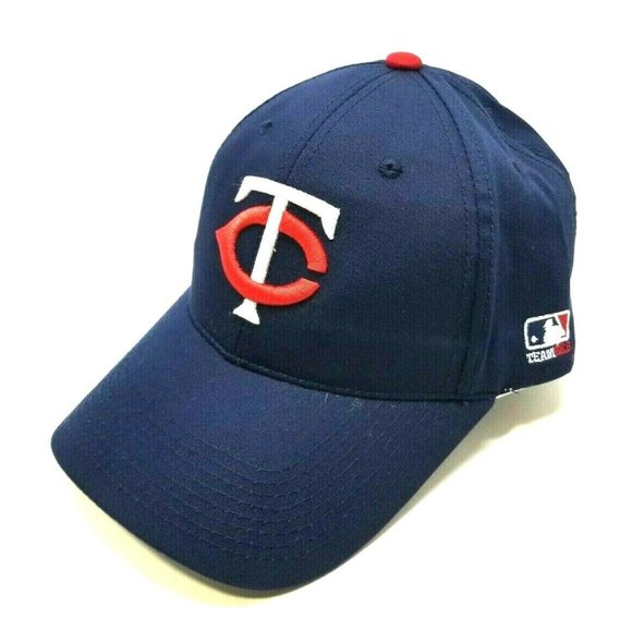 Minnesota Twins Baseball Hat Cap OC Sports Blue MLB TC Logo OSFM  Adjustable - Picture 2 of 5